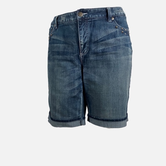 INC International Concepts Denim Shorts - Picture 3 of 10